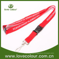 Novo design personalizado cor e logotipo poliéster lanyards